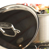 D5 Polished Stainless 8 Quart Stock Pot
