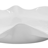 19" large wavy bowl