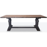 Rustic Black Dining Table