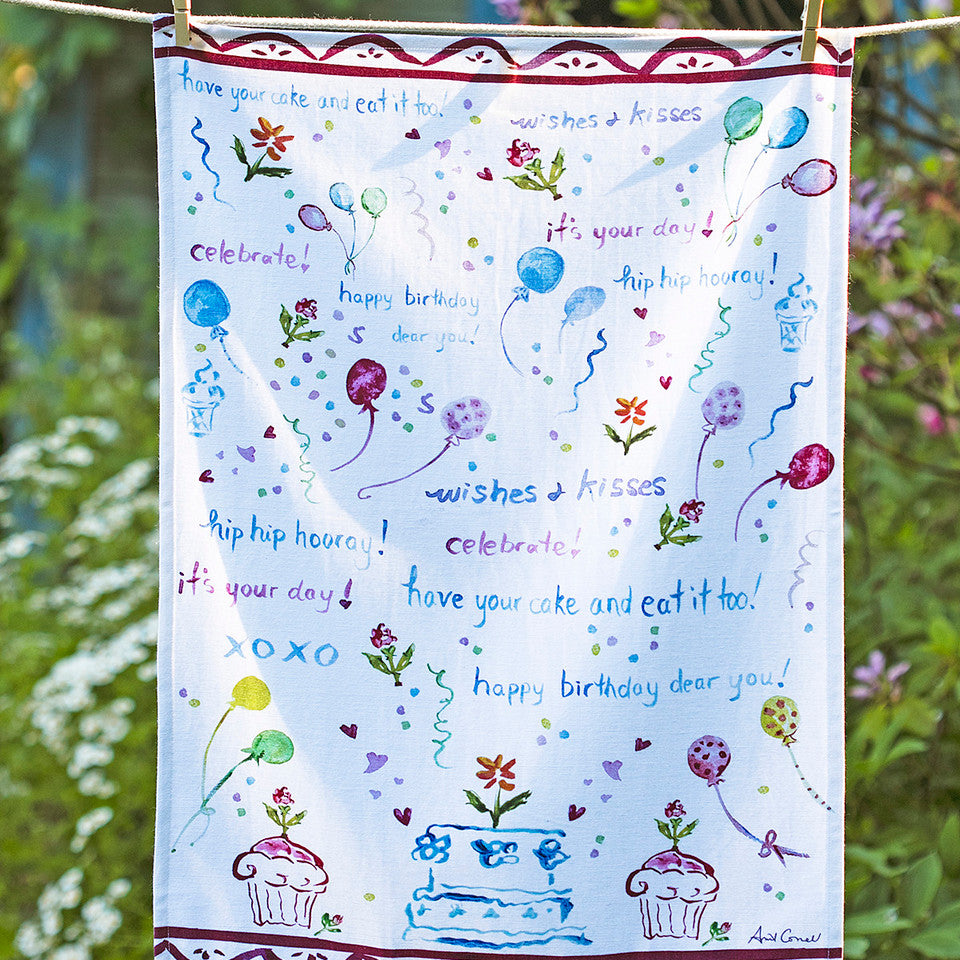 April Cornell Tea Towel