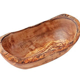 Olive Wood- Rustic Serving Bowl