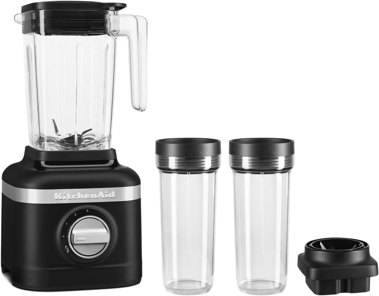 KitchenAid® 3 Speed Ice Crushing Blender With 2 Personal Blender Jars