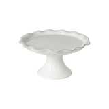 Cook & Host White Fluted footed plate