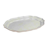 Impressions Linen White Oval platter