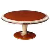 Poterie Caramel Footed plate