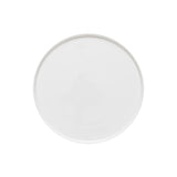 Resonance White Porcelain Dinner Plate