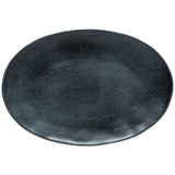 Livia Matte Black Oval platter XL