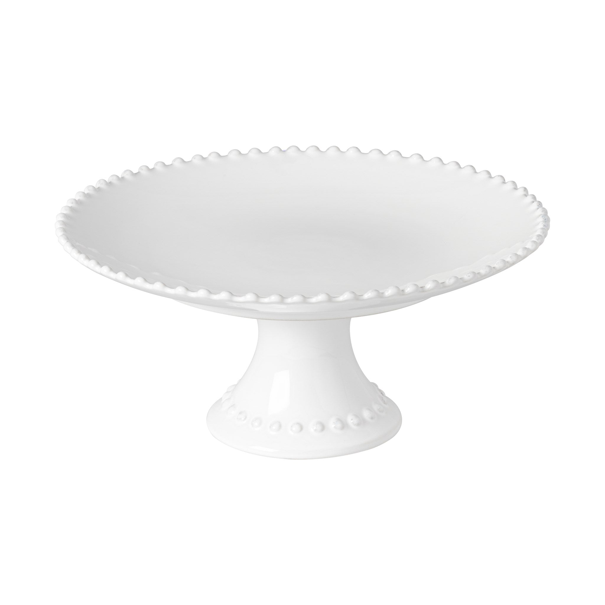 Pearl White Footed Plate