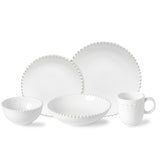 Pearl White 5pc Place Setting