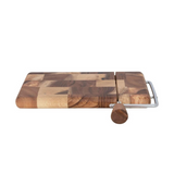 Suar Wood and Stainless Steel Cheese Slicer