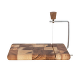 Suar Wood and Stainless Steel Cheese Slicer