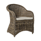 Rattan Arm Chair With Cushion