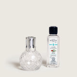 Disco Clear Fragrance Lamp Gift Set with Festive Fir