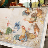 Rooster cream - Tablecloth