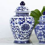 Blue Chinoiserie Ginger Jar