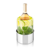 Stainless steel ice bottle chiller