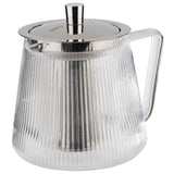 Teapot Glass w/insert INFUSA