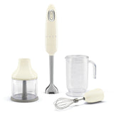 Retro-Style Hand Blender with Accessory Set