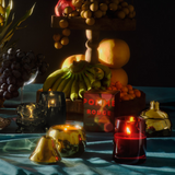 Spiced Pear Ceramic Fruit Candle