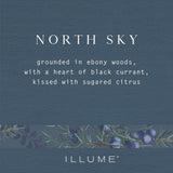 North Sky Large Radiant Glass Candle