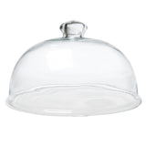Glass Dome with Carved Base | Large