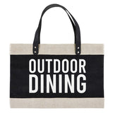 Large Market Tote | Outdoor Dining