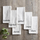 Face to Face Dinner Napkins | Kinfolk