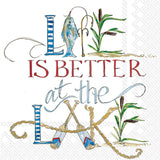 Lunch is better at the Lake | Lunch Napkin