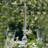 Moonrise Flameless LED Wax Candles - Metalic Silver