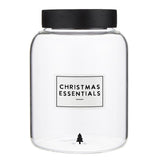 Holiday Glass Pantry Canister - Christmas Essentials