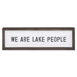 Wall art - We are lake people