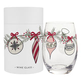 Stemless Wine Glass - Ornaments