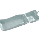 Aqua Melamine chip & dip