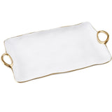 Golden Handles Large Platter
