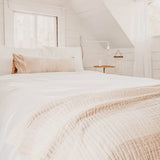 Throw - Linen crinkle