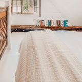 Throw - Linen crinkle