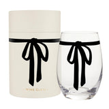 Stemless Wne Glass - Bow
