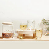 Gold Heart Tea Cup