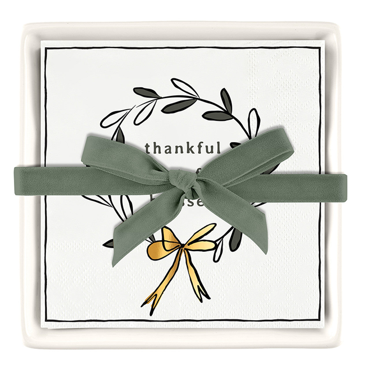 Ceramic Napkin Tray