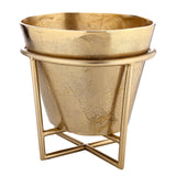 Gold Aluminum Champagne + Wine Bucket