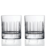 RCR Hand-Cut Barcode Tumblers (set of 2)