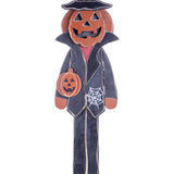 Black and Orange Wooden Sleepy Hollow Warlock Standee