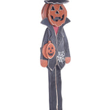 Black and Orange Wooden Sleepy Hollow Warlock Standee