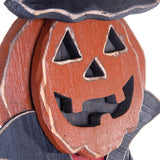 Black and Orange Wooden Sleepy Hollow Warlock Standee