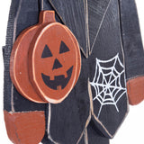 Black and Orange Wooden Sleepy Hollow Warlock Standee