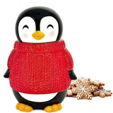 Penguin Sweater Cookie Jar