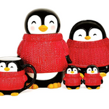 Penguin Sweater Cookie Jar