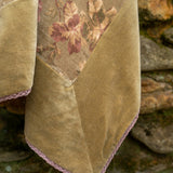 Vintage Rose Velvet Throw