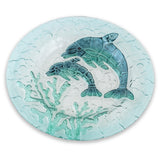 Dolphins Glass Plate