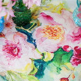 Peony Water colour Tablecloth